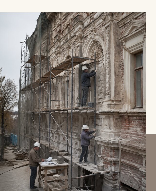 Реставрация объектов культурного наследия под ключ в Электростали
